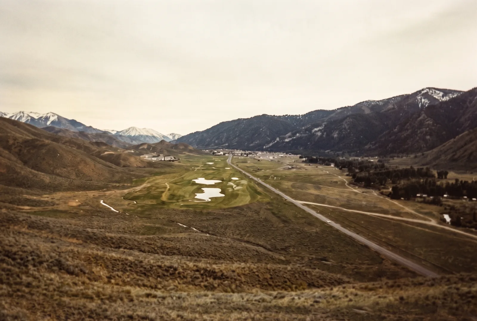 Bigwood Golf Course in the 1970s, shortly after Robert Muir Graves' design opened