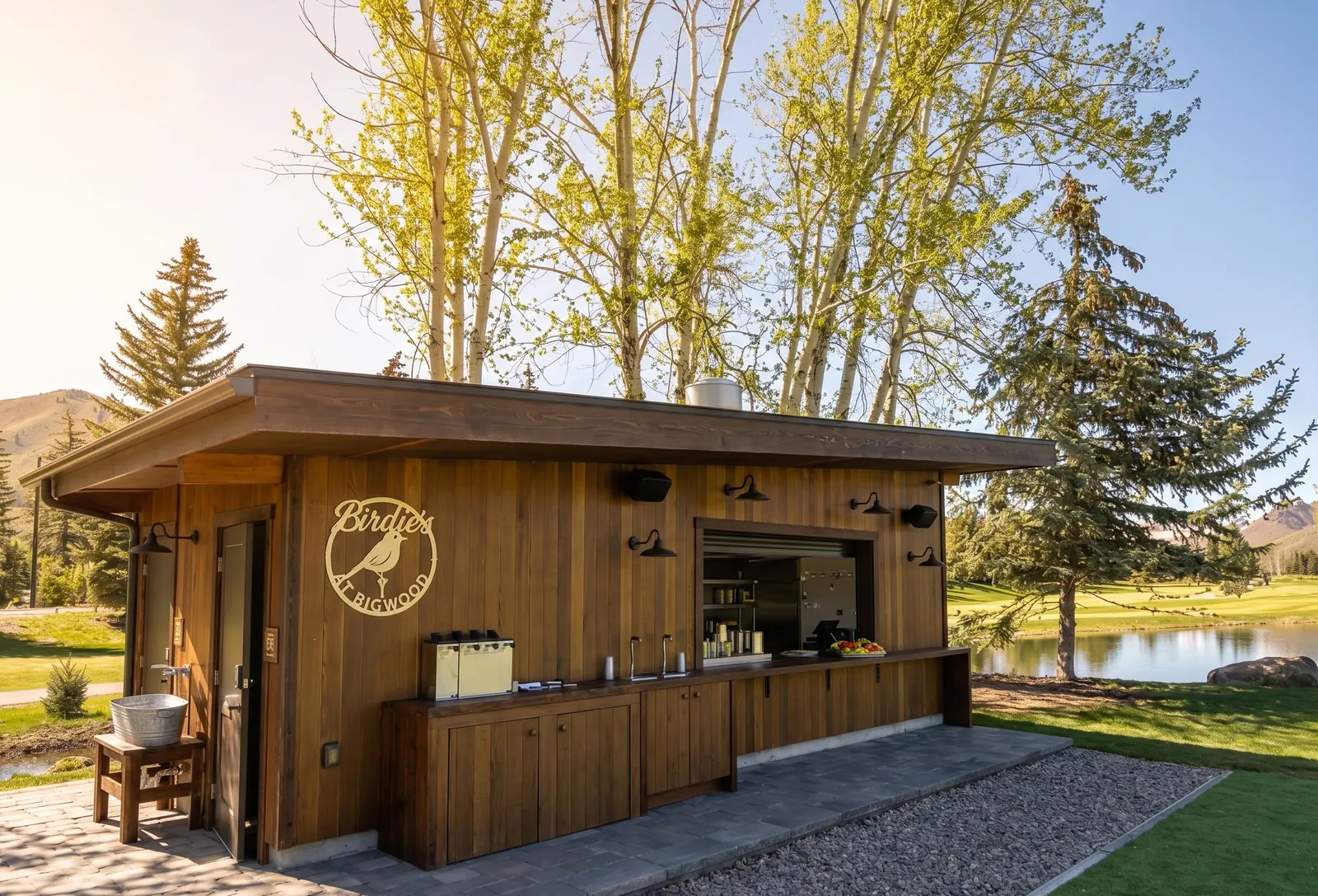 Birdie's Snack Shack at Bigwood Golf Course in Ketchum, Idaho