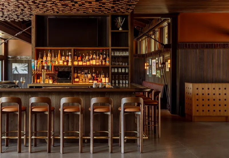 The bar at Timbers at Bigwood