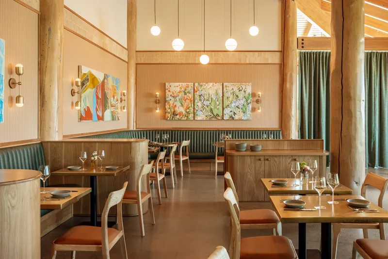 South wall of the main dining room at Timbers
