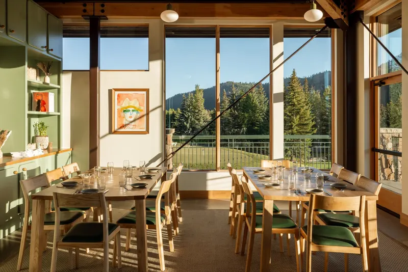 The Private Dining Room at Timbers, looking toward the south wall