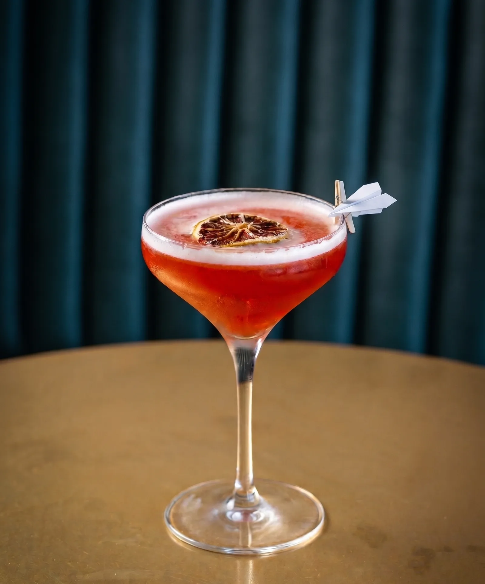 A Paper Plane cocktail at the Timbers bar — craft cocktails in Ketchum, Idaho